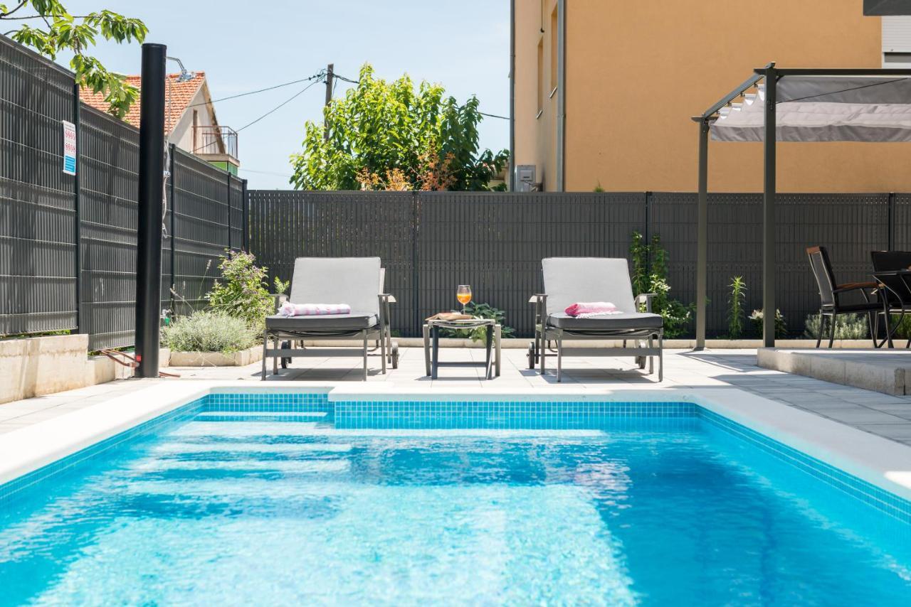 New, Private Heated Swimming Pool, Free Parking, Trogir Centar Apartment Exterior photo